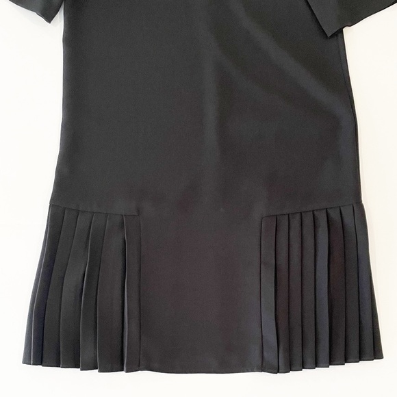 NWT Zara black pleated mini dress - Picture 4 of 10